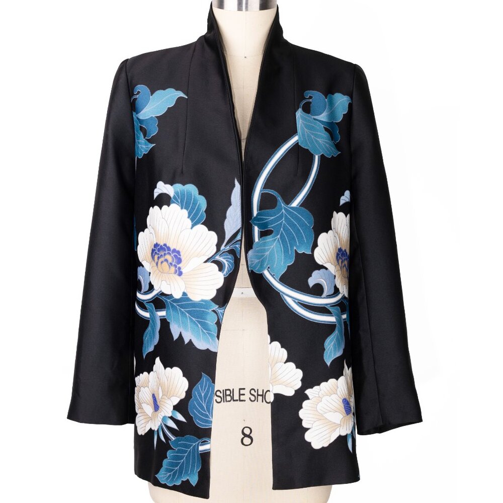 Zara Woman Floral Kimono Blazer Jacket – Size XS - Picture 2 of 12
